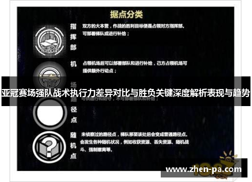 亚冠赛场强队战术执行力差异对比与胜负关键深度解析表现与趋势